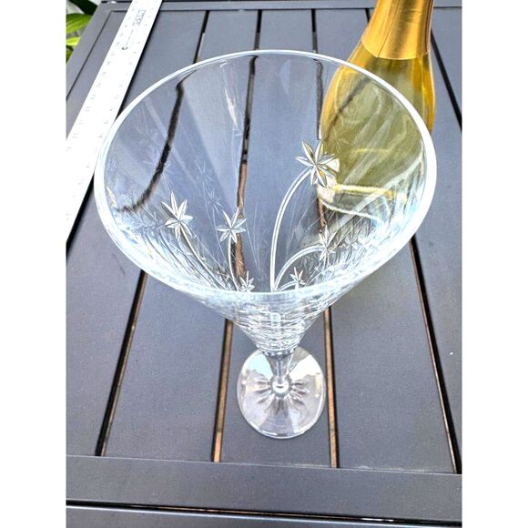 Waterford Lismore Toasting Crystal Tapered Champagne Flutes Size 9 1/4"H x 3.5"W - Picture 10 of 14